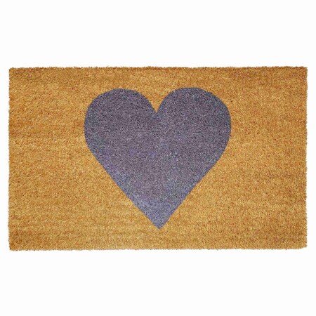 Calloway Mills Entrance Mat, Coir, Natural, Red 106782436